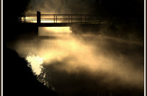 Mist op het water